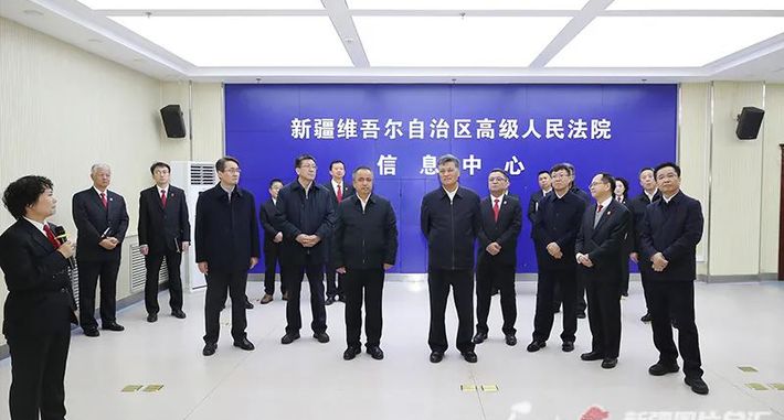 马兴瑞艾尔肯·吐尼亚孜在自治区高级人民法院和自治区人民检察院调研