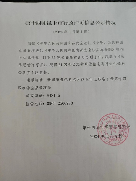 公示内容