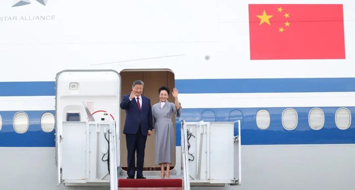习近平抵达华盛顿对美国进行国事访问