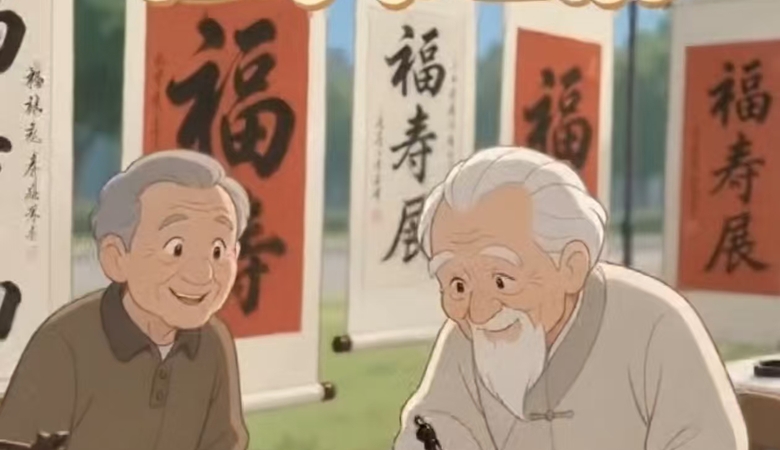 桑榆映昆仑  通信启华章